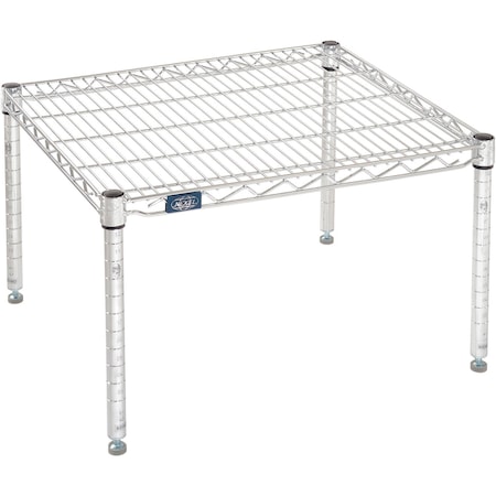 Nexel Chrome Wire Dunnage Rack, 24inW x 21inD x 14inH B2256998